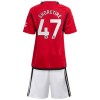 Maglia ufficiale Manchester United Shoretire 47 Casa 2023-24 per Bambino